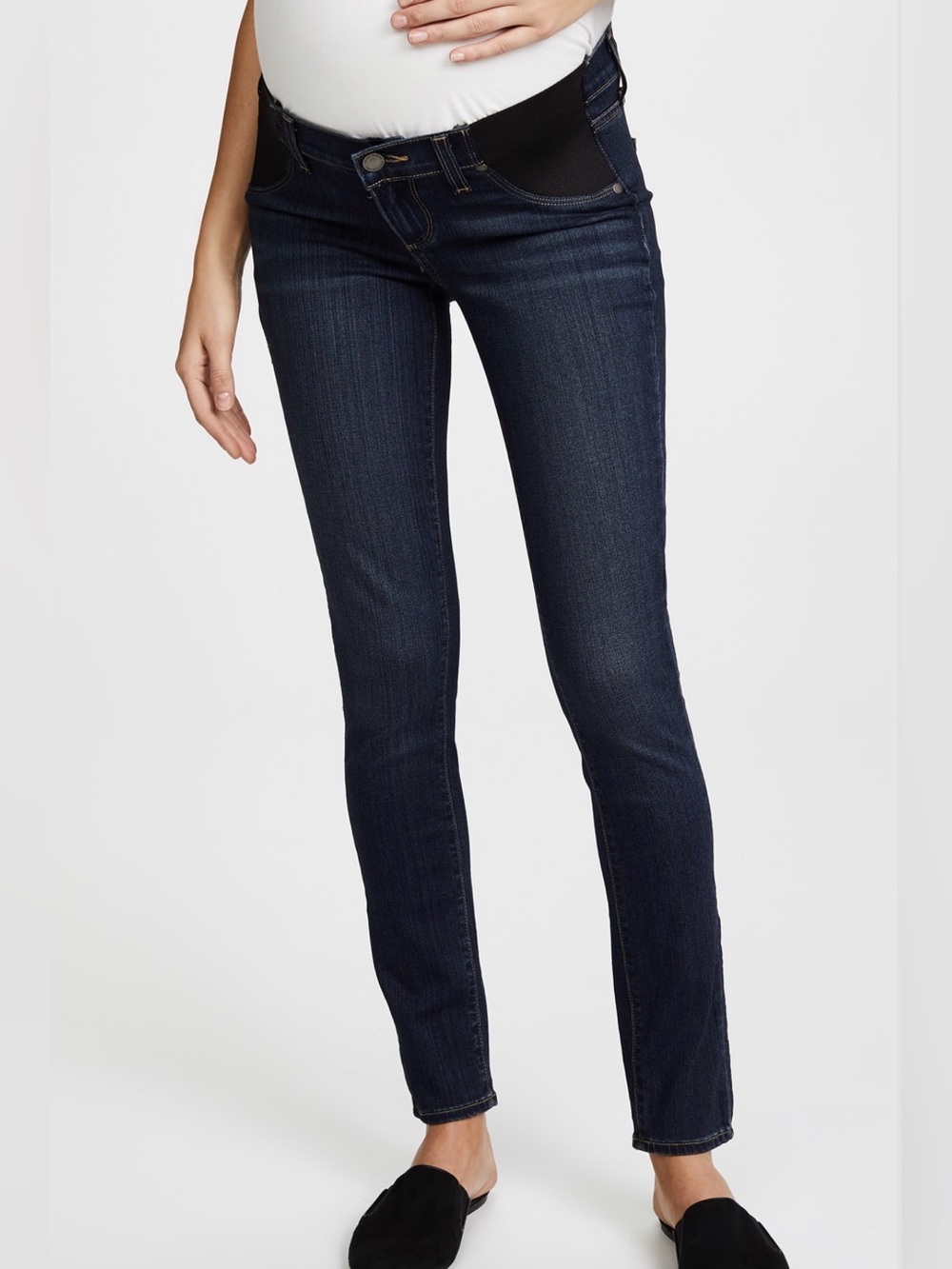 PAIGE Verdugo Ultra Skinny Maternity Jeans dark wash Size 27